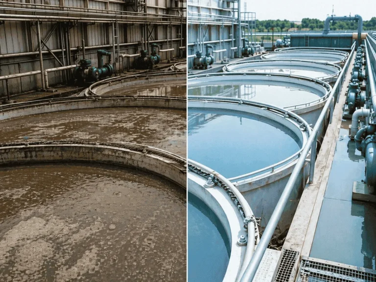 STP Facility After Industrial Cleaning Services in Nashik