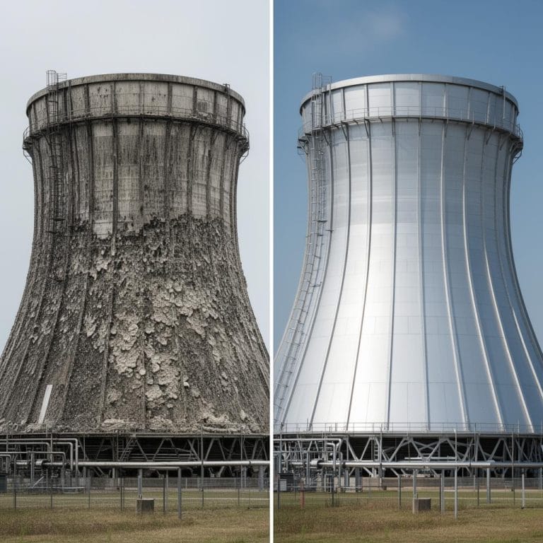 Cooling Tower After Industrial Cleaning Services in Nashik